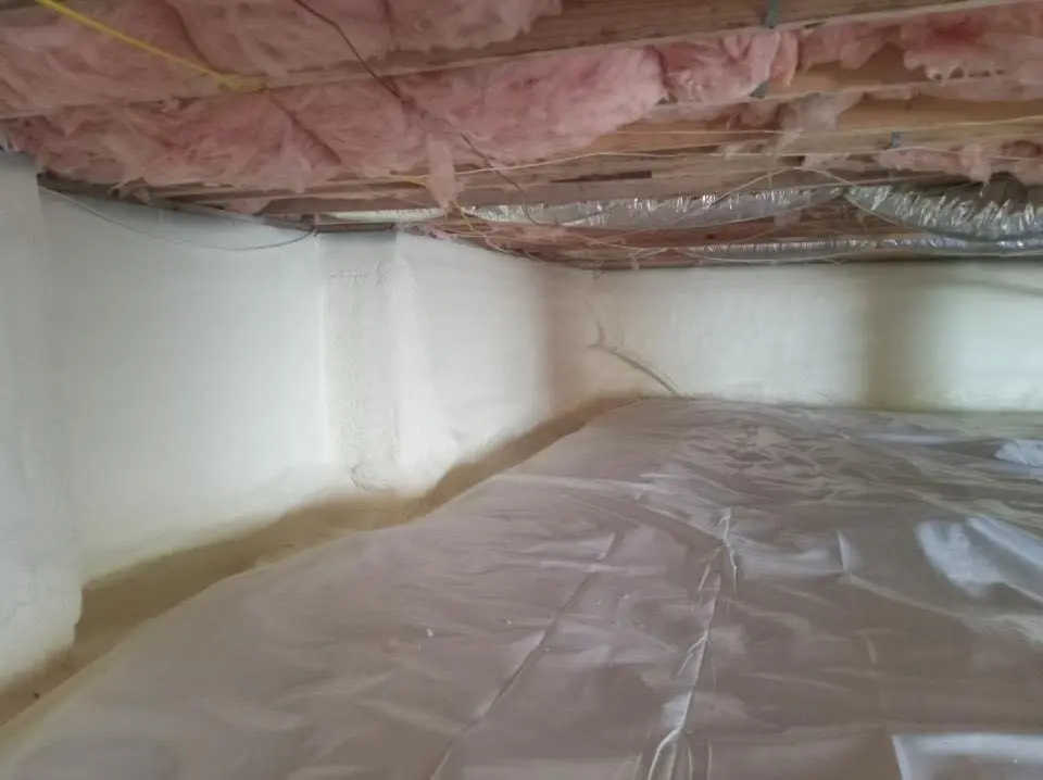 Crawl space encapsulation with closed-cell spray foam for Spray Foam Roofing Repair in Uvalde
